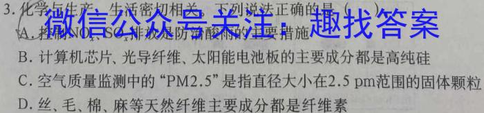 32024年河北省初中综合复习质量检测(四)化学试题