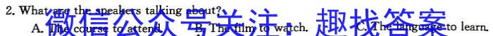 安徽省2024届九年级期末教学质量检测(试题卷)英语试卷答案