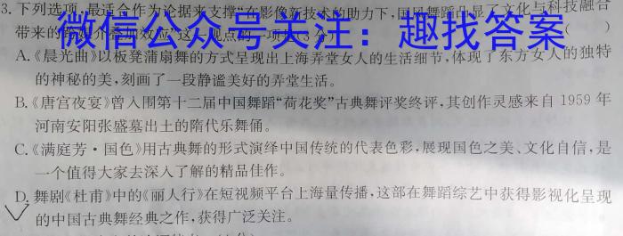 琢名小渔 ·河北省2024届高三年级模拟考试(5月)语文