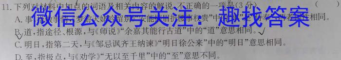 河北省2025届高三复习备考检测卷语文