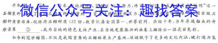 安徽省2023-2024学年度高二第一学期芜湖市中学教学质量监控/语文