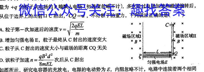 湖北省武汉市2024届高三二调物理`