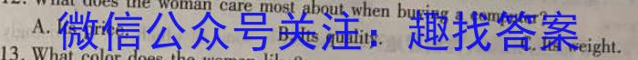 文博志鸿 2024年河南省普通高中招生考试模拟试卷(解密三)英语