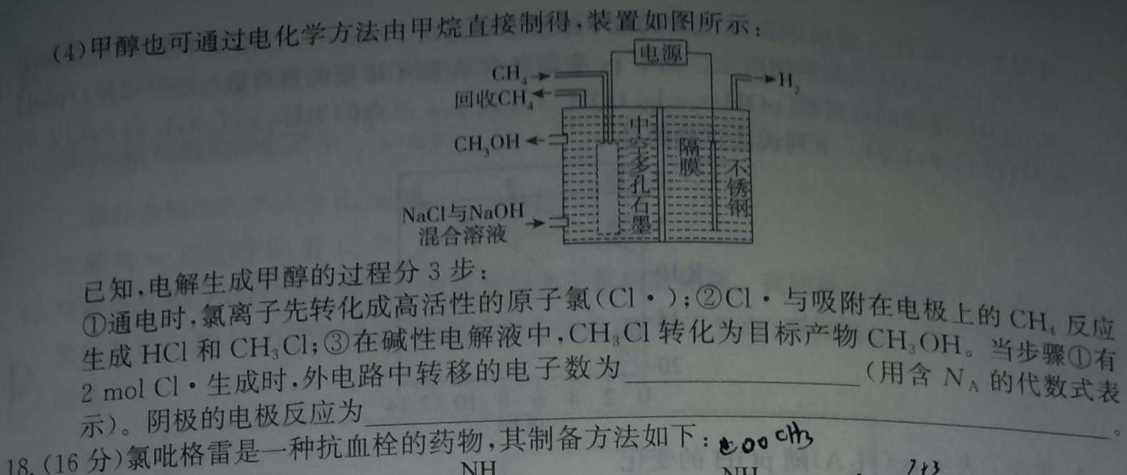 【热荐】河北省2023-2024学年第一学期九年级学业水平检测四化学