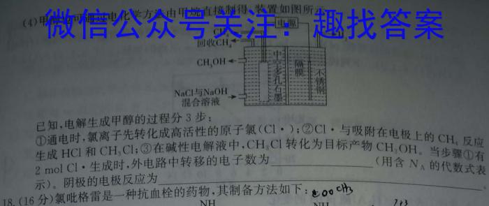 陕西省2023-2024学年七年级教学素养测评（五）5LR化学