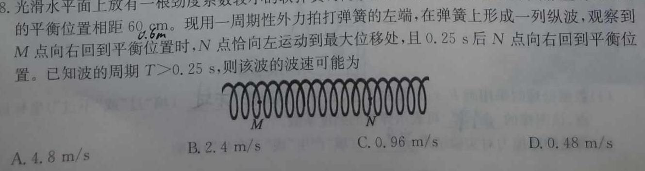 [今日更新]湖北省名师专版·2024年中考全真模拟试题（二）.物理试卷答案