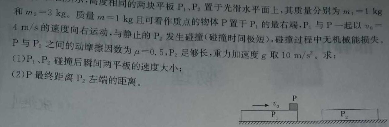 江西景德镇市2023-2024学年高一上学期期末质量检测卷物理试题.