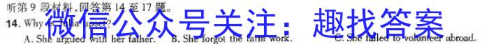 安徽省2024年滁州市高二教学质量监测英语