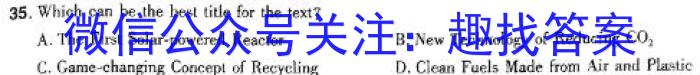 2024年河南省中考信息押题卷(二)英语试卷答案