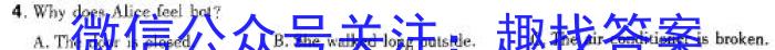 安徽省2023-2024学年度第一学期九年级期末质量检测试卷(TH)英语