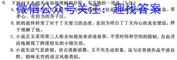 辽宁省重点高中沈阳市郊联体2023-2024学年度上学期高二年级期末考试试题/语文