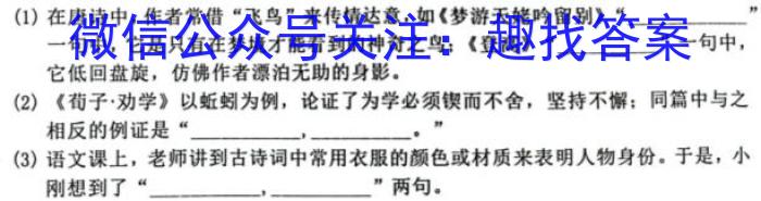 广东省2023-2024学年度高二年级第一学期期末学情练习卷(24437B)/语文