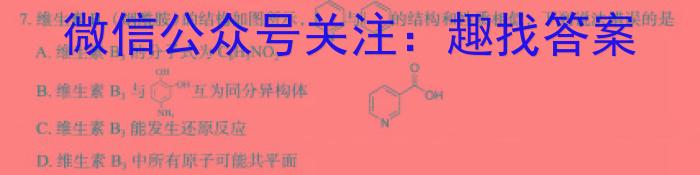 3安徽省亳州市蒙城县2023-2024学年度九年级上册学情调研化学试题