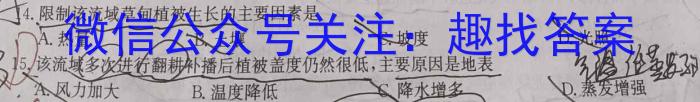 安徽省安庆十六中2024-2025学年第一学期九年级开学学情监测地理试卷答案