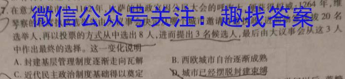 贵州省贵阳第一中学2024届高考适应性月考卷(九)(黑白黑黑黑白白)政治1