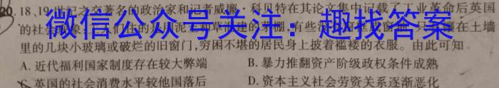 文博志鸿 2024年河北省初中毕业生升学文化课模拟考试(解密一)历史试题答案