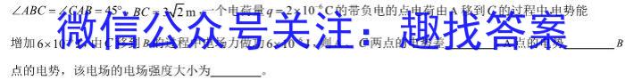 河南省2023-2024学年高中毕业班阶段性测试（六）f物理