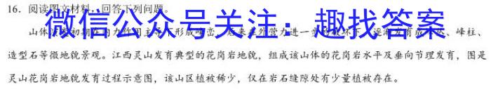 [今日更新]河北省2024年九年级5月模拟(五)地理h