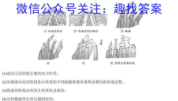 ［吕梁二模］山西省吕梁市2024年九年级第二次模拟考试地理试卷答案