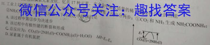 3天一大联考 2023-2024学年安徽高一(上)期末质量检测化学试题