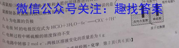 2024年陕西省九年级学业水平质量检测（☆）数学