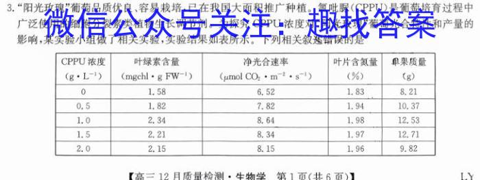 2024届丹东市高三总复习质量测试(一)数学