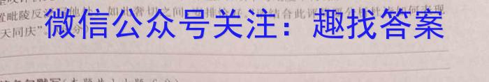 文博志鸿 2024年河北省九年级基础摸底考试(二)2语文