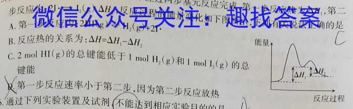 2024年6月浙江省学业水平高二第二次适应性联考化学