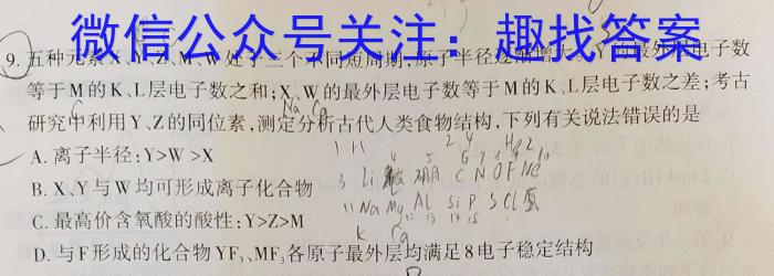 2023-2024学年度下学期“抚顺六校协作体”期末考试（高一年级）数学