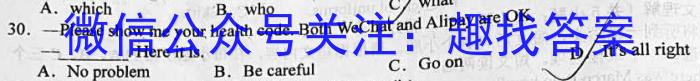 2024年江苏省百校联考高二年级5月份阶段检测英语