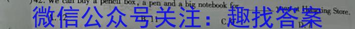 安徽省2024年中考模拟示范卷 AH(二)英语试卷答案