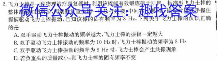 济宁市2023-2024学年度第二学期质量检测（高二年级）物理`