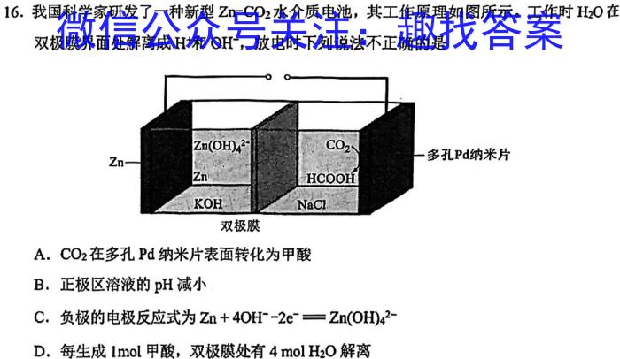 【精品】2024届河南省中考适应性检测卷化学