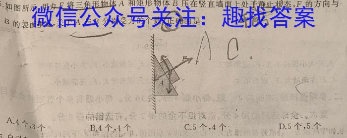 衡水金卷2024版先享卷答案 调研卷(河北专版)3物理`