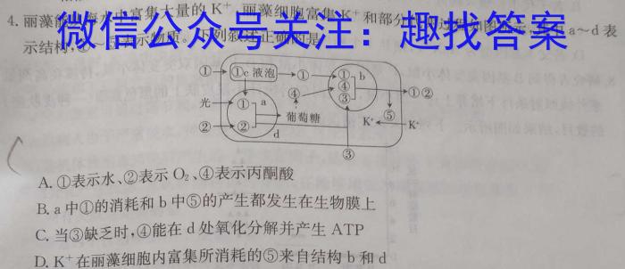 2024届树德立品高考模拟金卷(三)生物