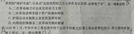 安徽省2023-2024学年度第二学期八年级素养评估问卷一思想政治部分