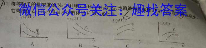 3陕西省汉阴县2023-2024学年度第一学期九年级期末学科素养检测化学试题