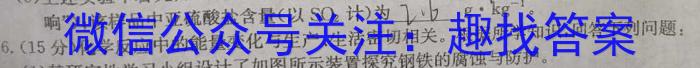 清远市2023~2024学年度第二学期期中联合考试（高二）化学