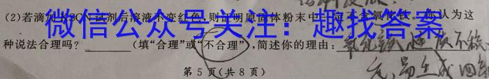 3河北省保定市2023-2024学年度第一学期九年级期末质量检测化学试题