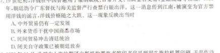 河南省YZS2023-2024学年七年级下学期期中阶段性质量检测试卷历史