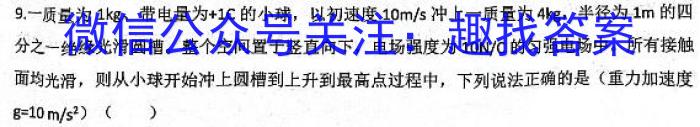 安徽省蚌埠市2024届九年级上学期期末监测考试物理`