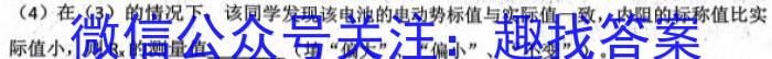 2024年陕西省初中学业水平考试全真模拟A物理试题答案