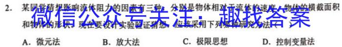 [国考1号19]第19套 2024届高考仿真考试(八)8物理`