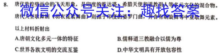 2024普通高校招生全国统一考试猜题压轴卷(A)历史试卷