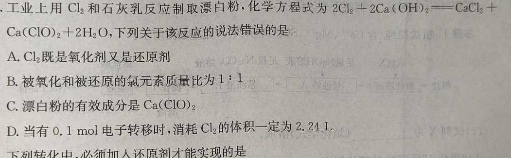 【热荐】2024年湖南省普通高中学业水平合格性考试仿真试卷(专家版四)化学
