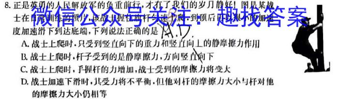 名校之约-2024河南省中招考试仿真冲刺试卷(C)q物理