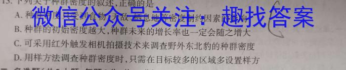 ［四川大联考］四川省2024届高三年级下学期5月联考数学