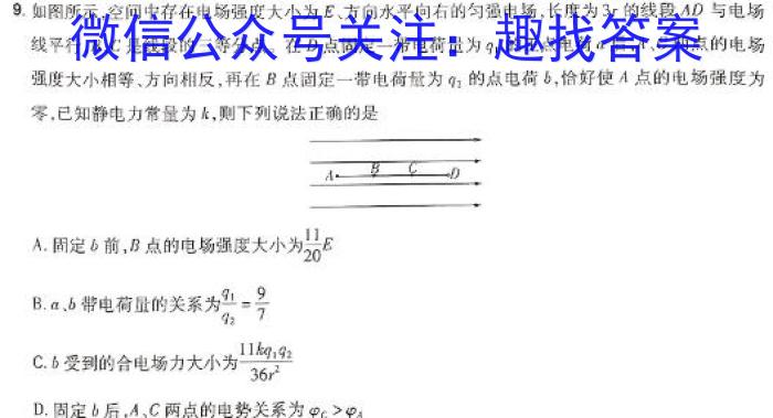 江西省2024届九年级期末考试（1.02）物理`