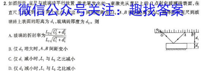 2024届四川大数据高三2月联考q物理