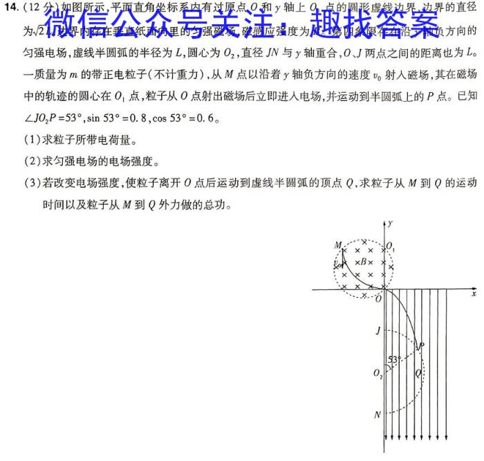 2024届陕西省渭南市大荔县高三第四次模拟考试h物理